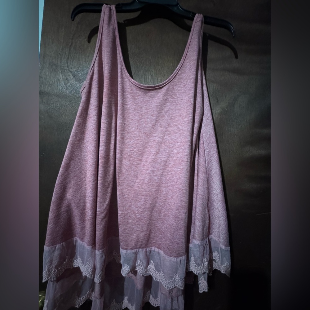 4/$15.00 or $5.00 by itself Women’s Pink large dress top